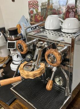 Lelit Marax/V3/Bianca E61冲煮头定制改装实木防烫罩胡桃木橄榄