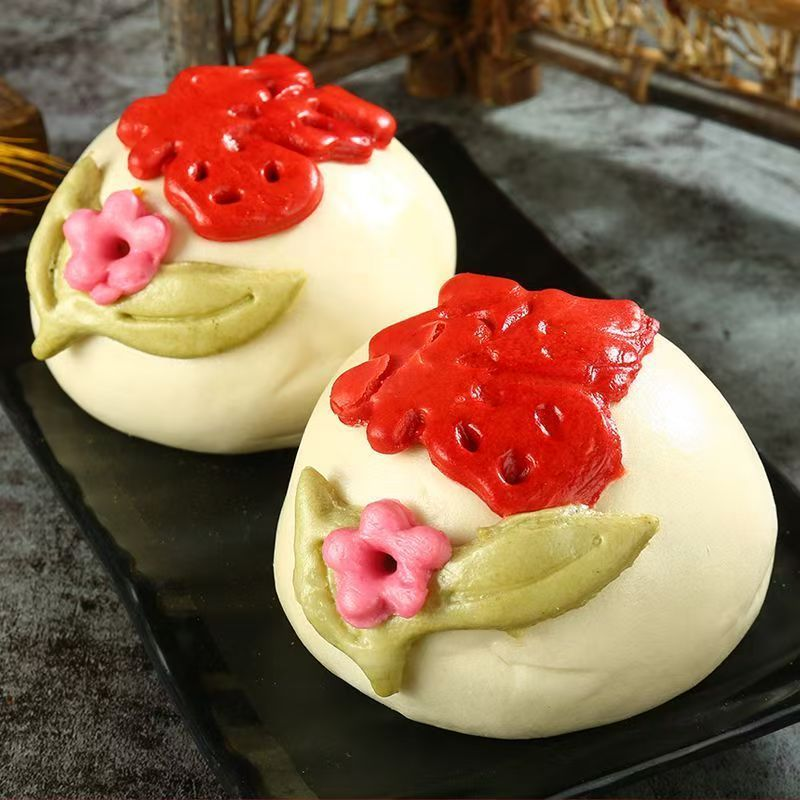 现做彩虹馒头福字河南果蔬花样花馍胶东饽饽上供送礼年货手工面食,粮油调味/速食/干货/烘焙,粘豆包,淘宝优惠券,粉丝福利购,淘宝优惠卷