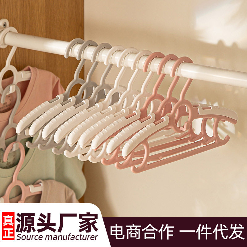 儿童衣架婴儿宝宝专用衣服架小孩新生儿晾衣架子伸缩家用挂衣神器
