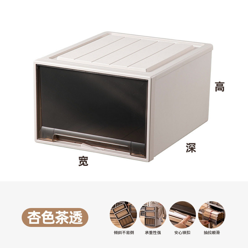 衣柜抽屉式塑料收纳箱家用免安装
