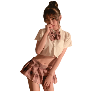 情趣内衣女大码jk校园制服诱惑cos调情性感睡衣纯欲激情午夜魅力