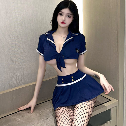 情趣内衣jk制服纯欲诱惑女警空姐