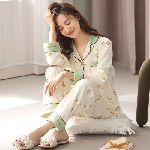 春秋款纯棉家居服套装