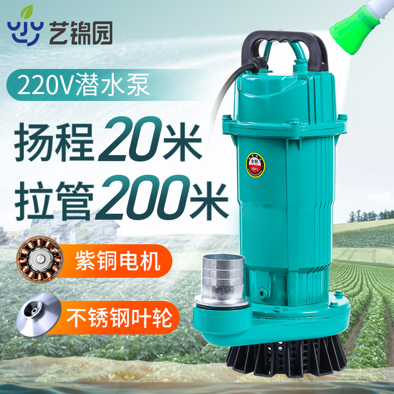 220V高压大流量高扬程电动抽水机