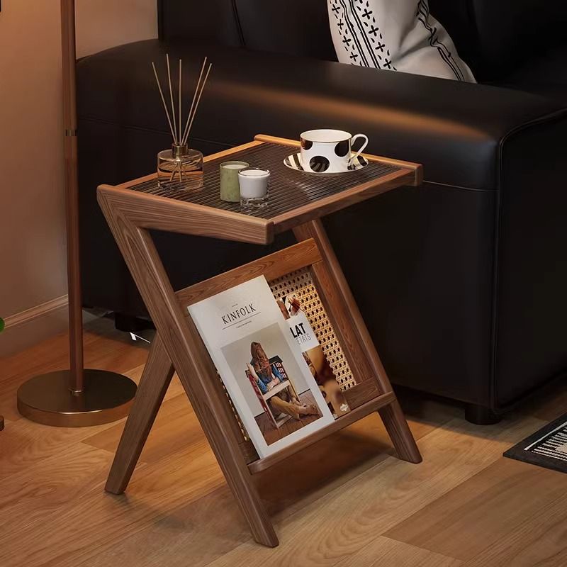 原木风小茶几角几边几置物架