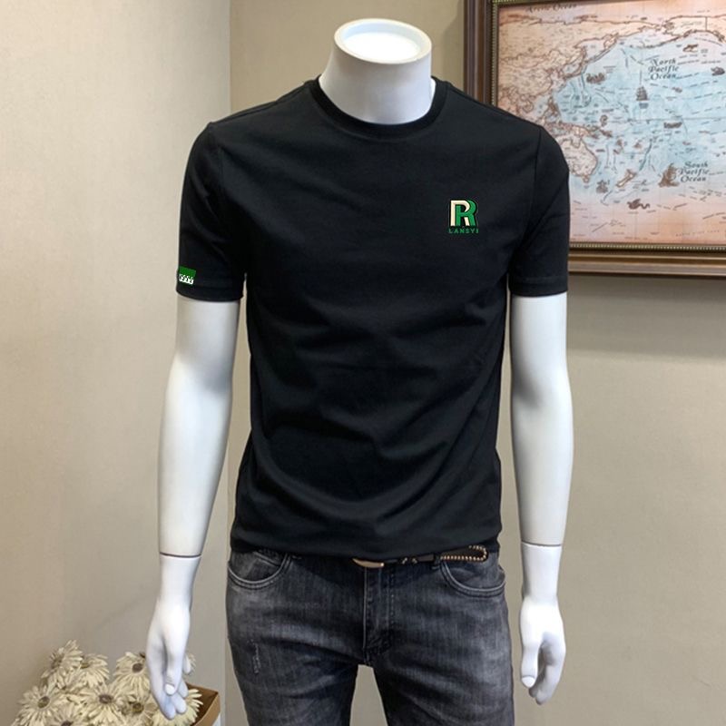 简约大气纯棉圆领短袖