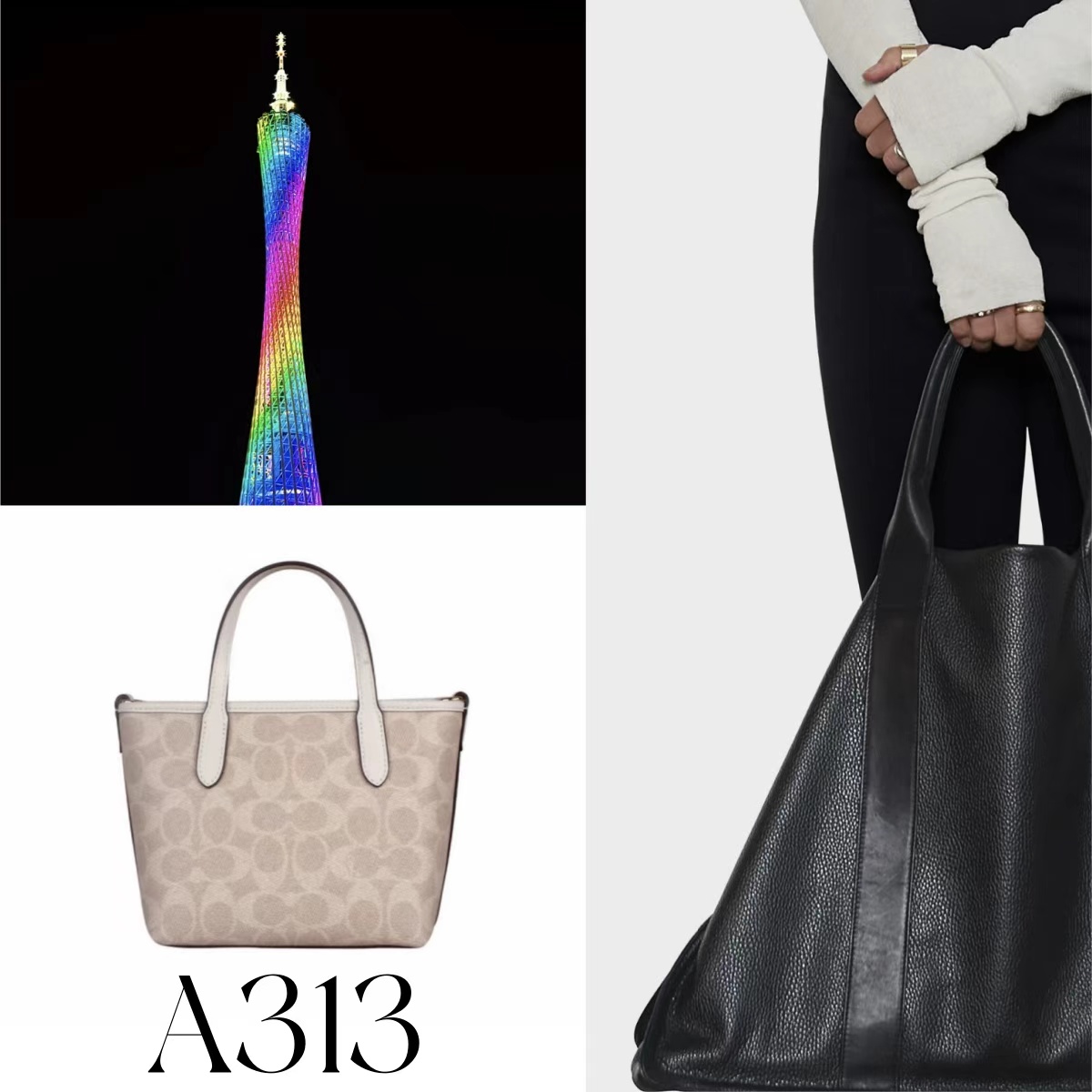 【A313】 2025年新款大容量女包时尚百搭多功能女包CT15