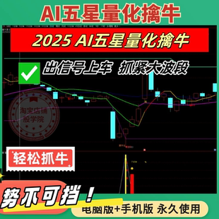 AI量化五星擒牛抓牛股低吸龙头涨停优化指标回测胜率96%无未来函