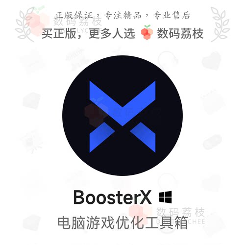 数码荔枝| BoosterX[Win]电脑优化工具 提升游戏表现FPS帧率