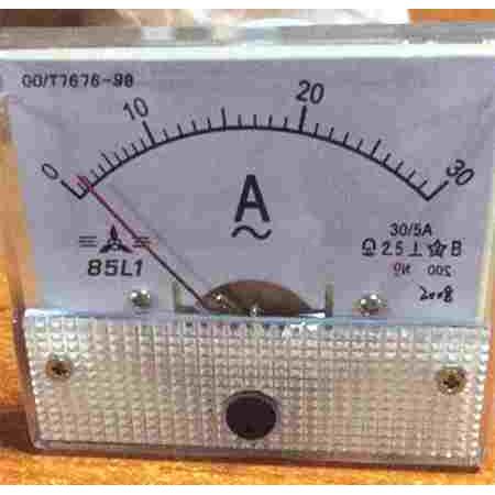 原装85L1 交流电流表 机械指针式仪表表头 30/5A 外形尺寸64X65mm