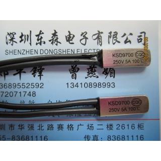 KSD9700 250V5A 温度开关 温控开关 热保护器 常开100度 常开