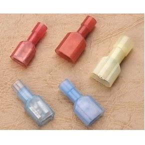 FDFN2-250尼龙全绝缘公母端子 6.3插簧 冷压接线端子 对接端子