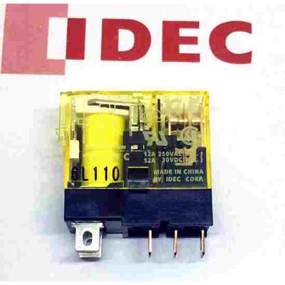 IDEC原装和泉RJ1S-CL-D12继电器RJ15-CL-DC12V 宽5脚1开1闭