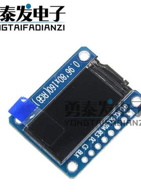 ips 0.96寸TFT显示屏ips液晶屏0.96寸st7735 80x160 ips显示屏tft