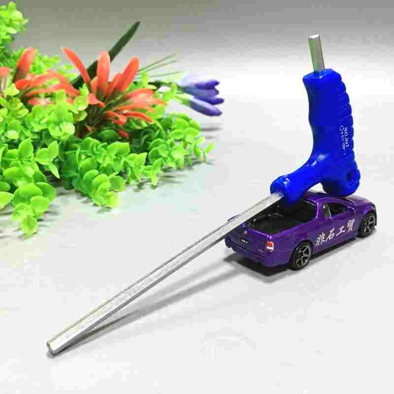 鹏工0612平头拐杖型内六角扳手 T形内六方 带柄六棱扳手1.5-10mm