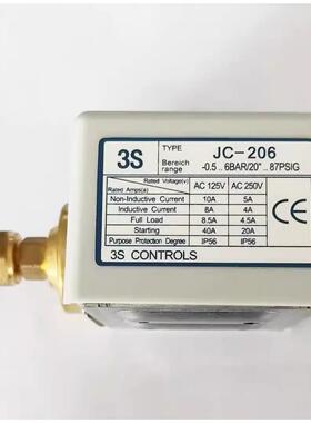 韩国3S压力开关JC-203 JC-206 JC-210 JC-215 JC-220 JC-230 3S