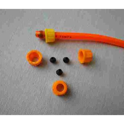 农用电动喷雾器 皮管帽 手柄连接帽 螺帽黑珠一套 水泵接管接口帽