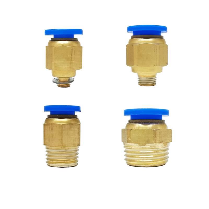 TPM PC 气动气管 PC8-02 快速接头 PC6-M5快插PC6-01 螺纹直通