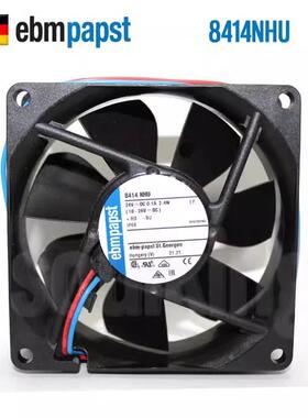8414NHU全新原装ebmpapst 8025 24V 2.4W IP68防水散热风扇风机