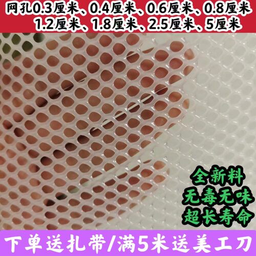 新料小孔晾晒网食品级塑料网格片