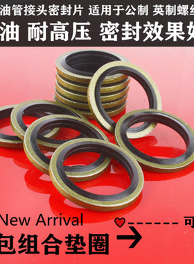 JB982公制组合垫圈垫片密封圈耐高压油管垫片O型圈油封液压密封垫
