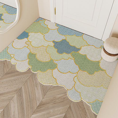 云朵丝圈入户门地垫门垫进门大门口脚垫子地毯家用门外防滑可裁剪