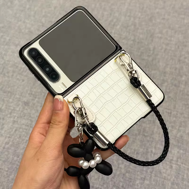 适用华为purax手机壳HUAWEI小折叠保护套折叠屏手机套pura x典藏版包包设计手提斜挎带挂绳款新款时尚轻奢