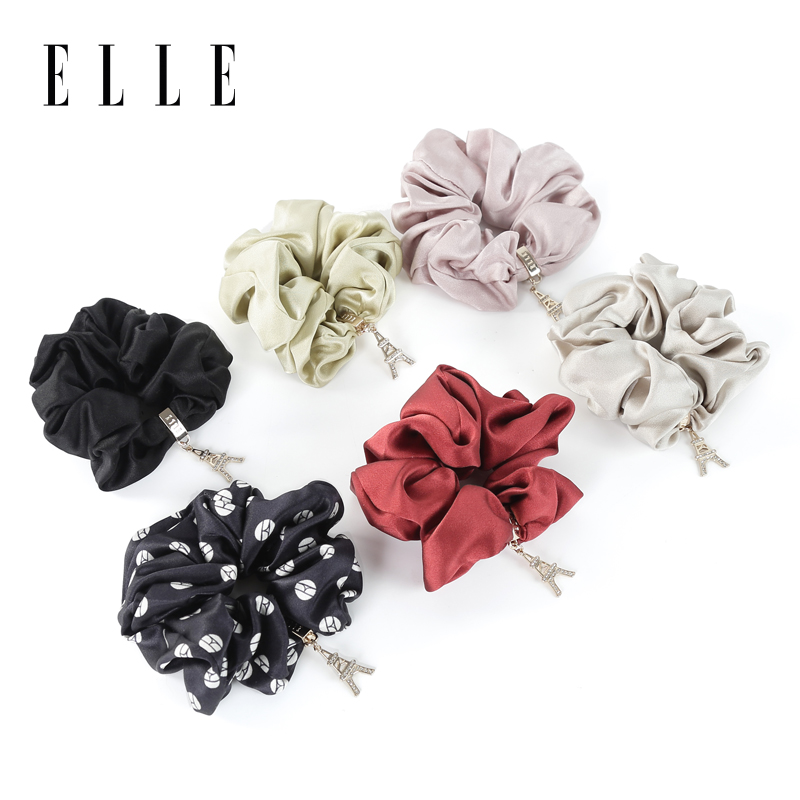 ELLE大肠圈高马尾头绳发饰