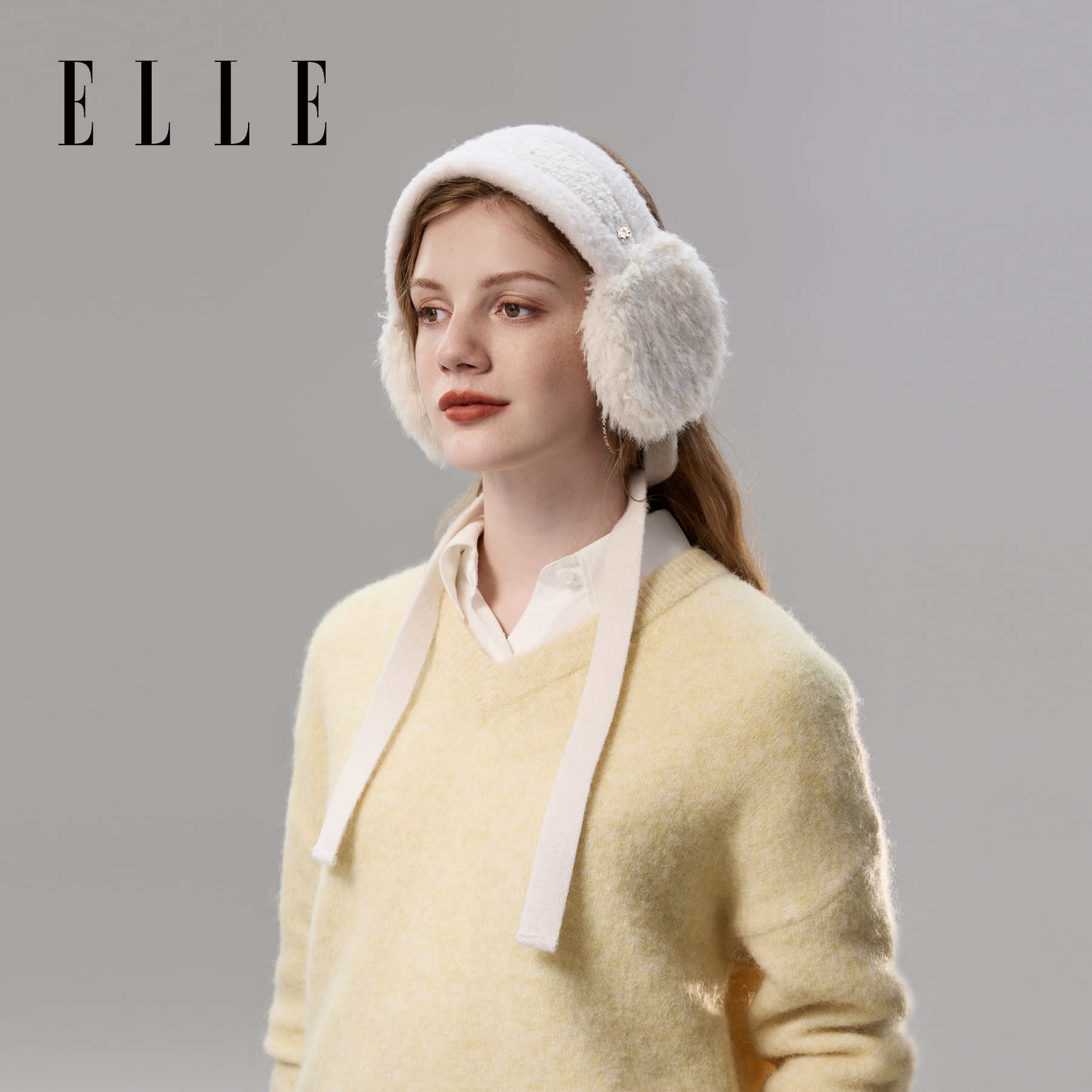 ELLE发带式耳罩女士秋冬季保暖