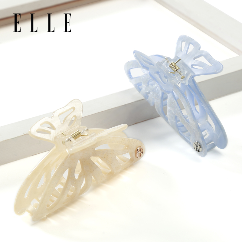 ELLE亚克力可爱后脑勺发夹
