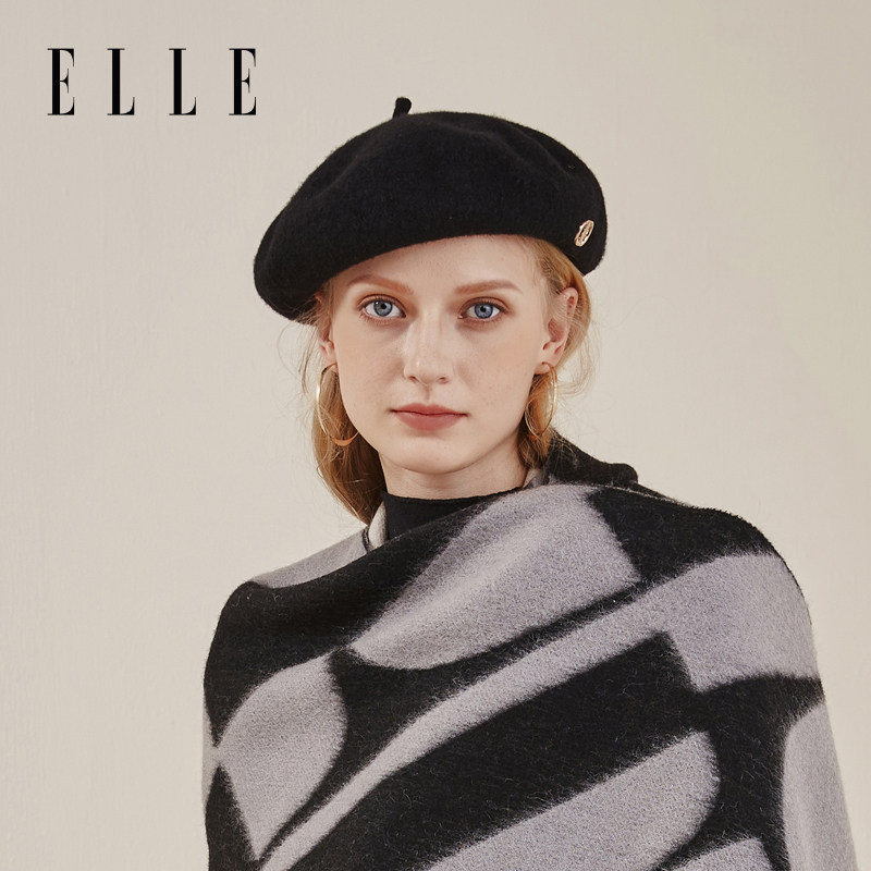 贝雷帽ELLE羊毛时尚秋冬季