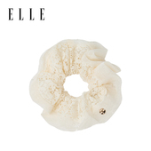 ELLE蕾丝大肠发圈女款 2025新款 高级感头绳橡皮筋发饰头饰发绳礼盒