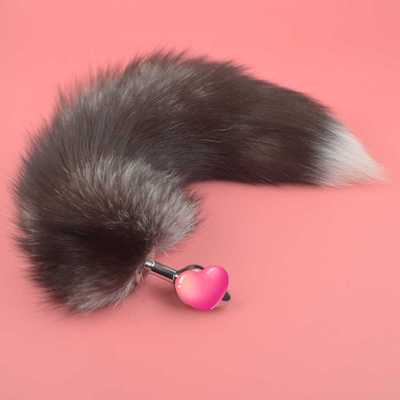 狐狸尾巴cos猫尾巴插件道具猫娘演出漫展装扮可穿戴肛赛尾巴塞子