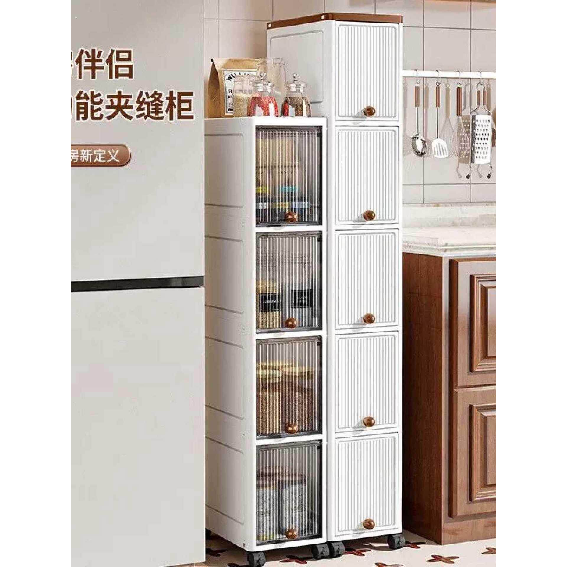 夹缝爆品收纳柜浴室防水缝隙抽屉式卫生间储物柜厨房超窄置物架子