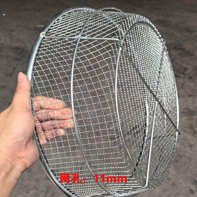 加粗加固铁筛子高承重加筋多用圆筛过滤煤炭粮食谷物玉米粒家用筛