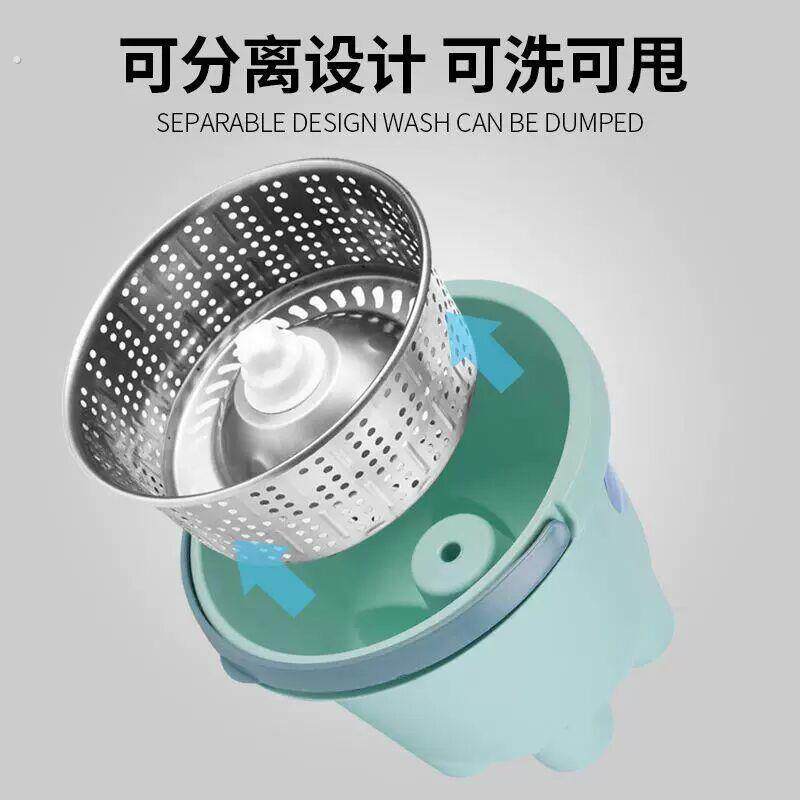 加厚甩桶家用拖把免手洗懒人拖把小神拖单桶拖把旋转拖把懒人拖把