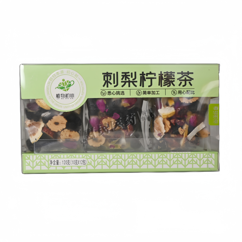 植物初I心剌梨拧檬荼混合类代用茶悉心挑选简单加工用心配比120克