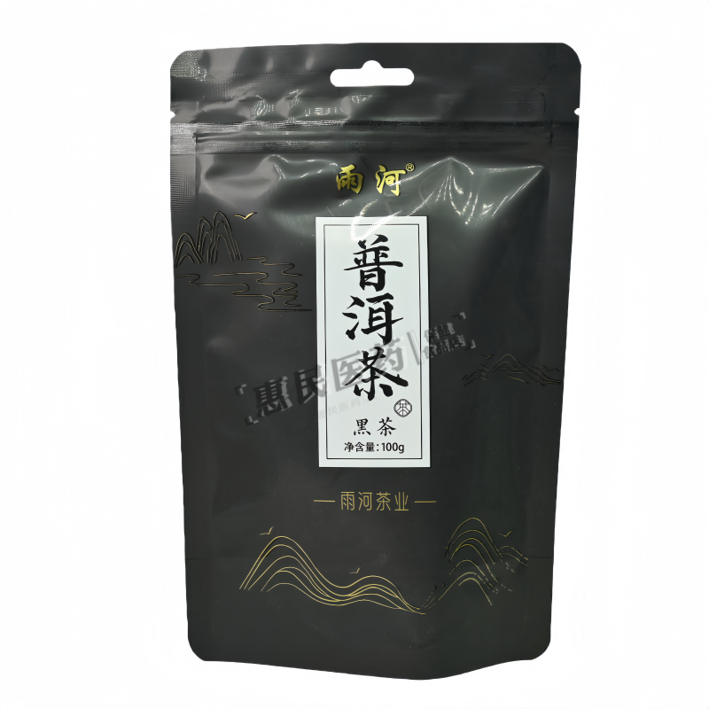 雨河黑茶昔润茶熟茶（散茶）（分装）净含量100克/袋