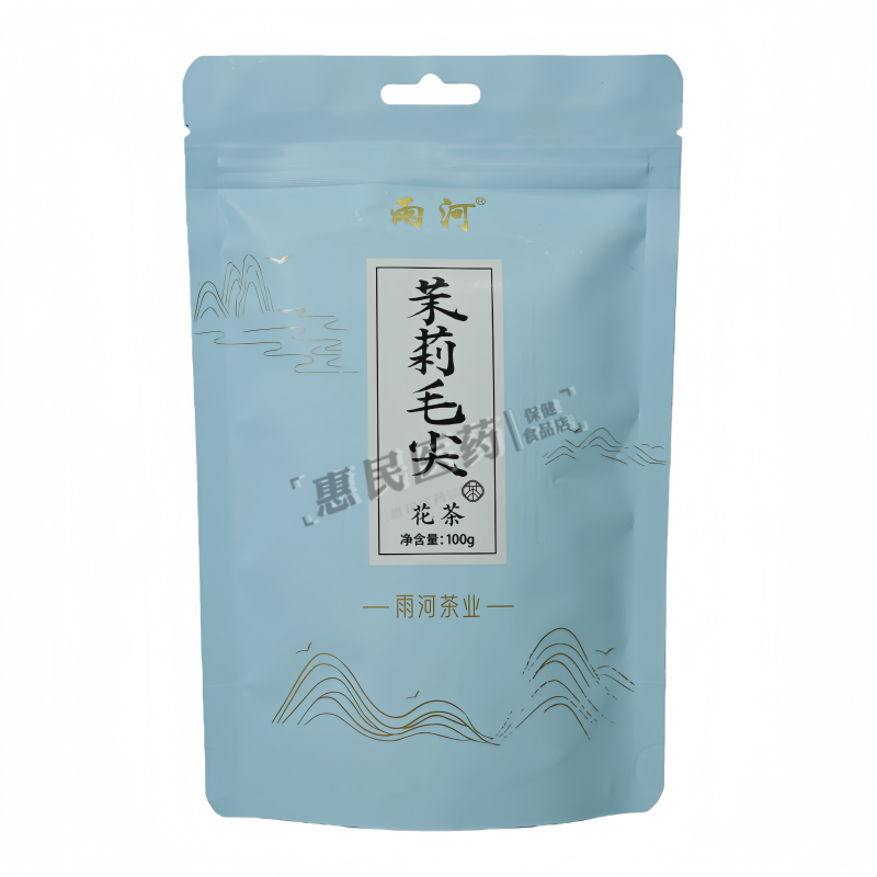雨河茉莉毛尖茶（分装）净含量100克/袋