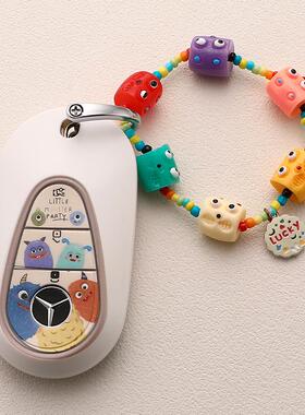 适用于奔驰c260l钥匙套c200l/glc300l/e300l高档新款壳C级E级扣包