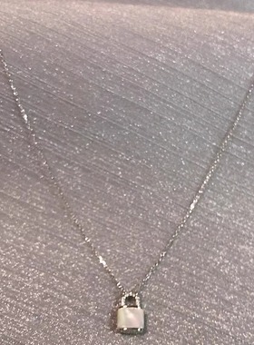 仿贝母锁头吊坠项链2024年新款