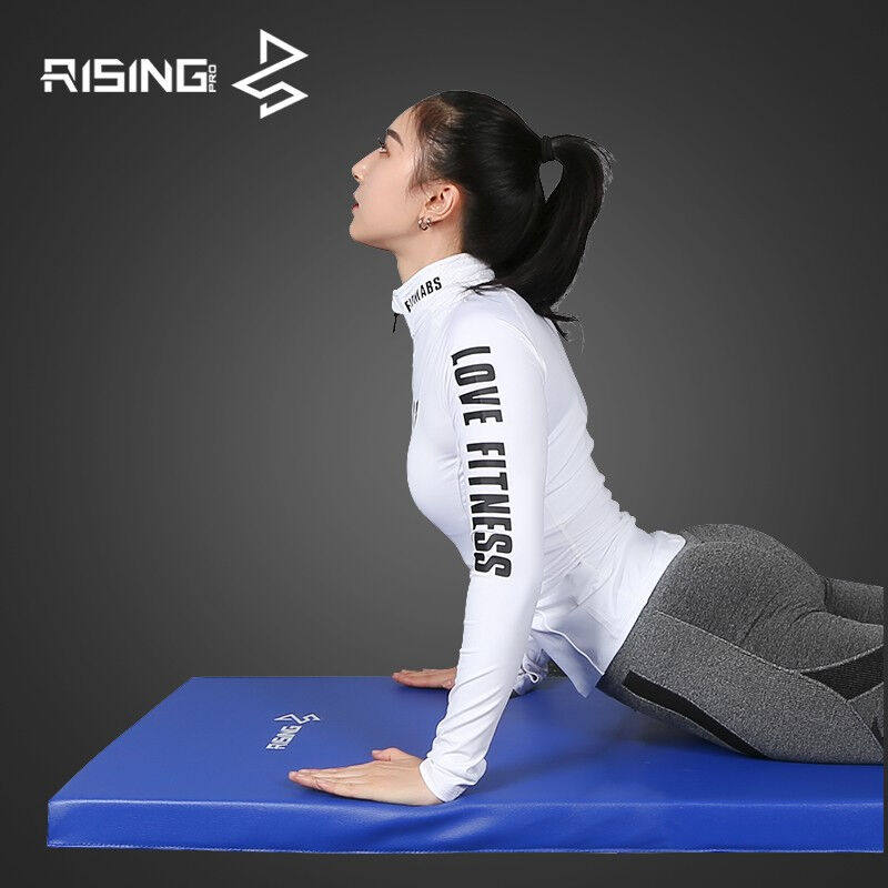 RISING锐思加厚PU皮革体操垫仰卧起坐垫舞蹈运动健身瑜伽垫爬行垫