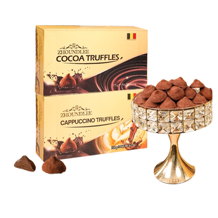 百亿专享』比利时进口周和利纯可可松露形巧克力零食糖果正品