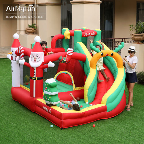 AirMyFun圣诞充气城堡蹦蹦床家用