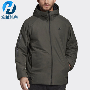 男子冬季 保暖连帽户外运动棉服 阿迪达斯正品 Adidas DZ1399