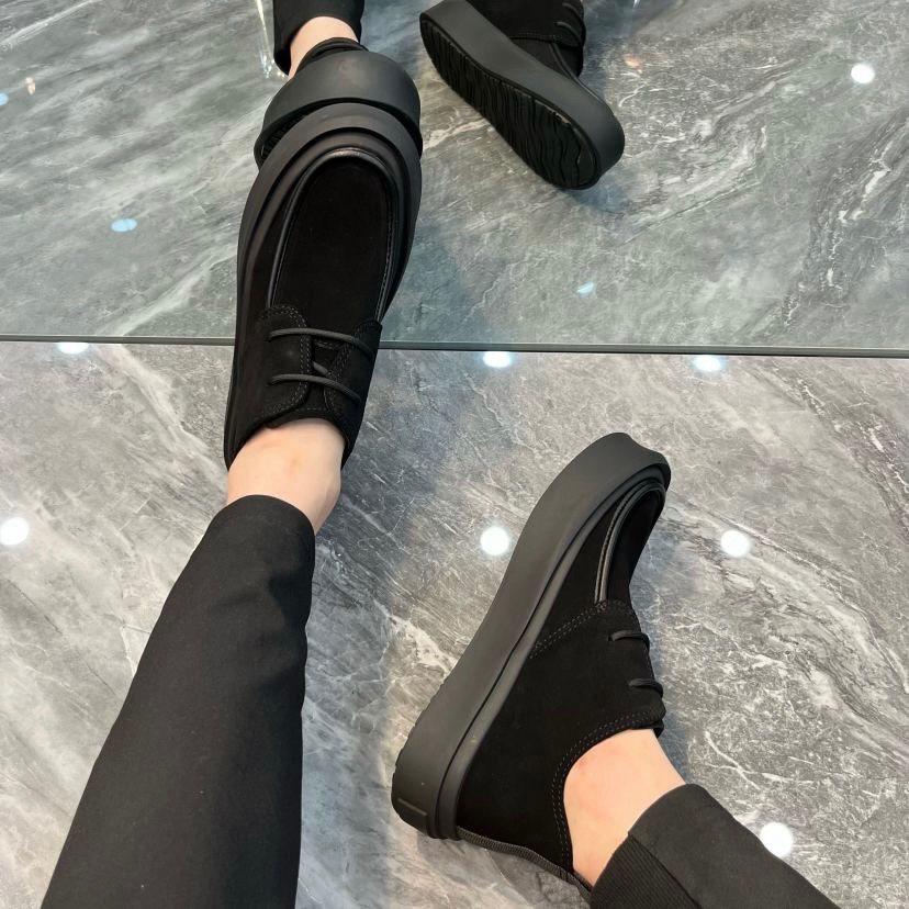 2024秋冬季新款翻毛皮鞋男士一脚蹬豆豆鞋厚底英伦潮流休闲鞋,流行男鞋,休闲皮鞋,淘宝优惠券,粉丝福利购,淘宝优惠卷