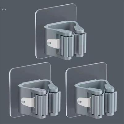 刮水器固定夹簸箕笤帚墙面卡扣收纳扫把杆状卫生间拖把支架壁挂式