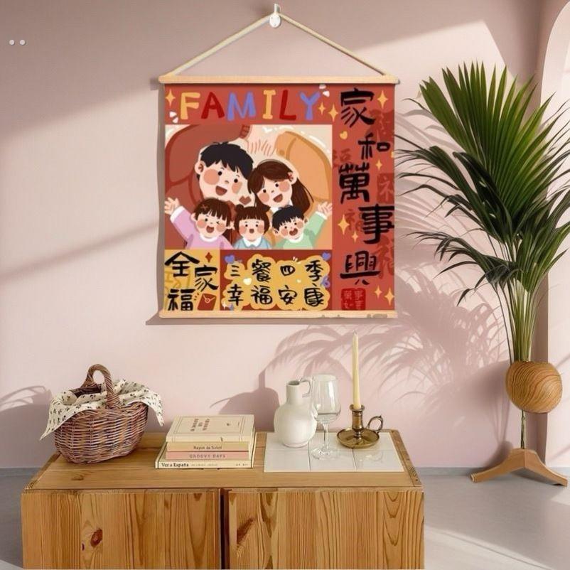 一进门的墙壁画适合大白墙的装饰画适合餐桌挂的画一家沙发背景画