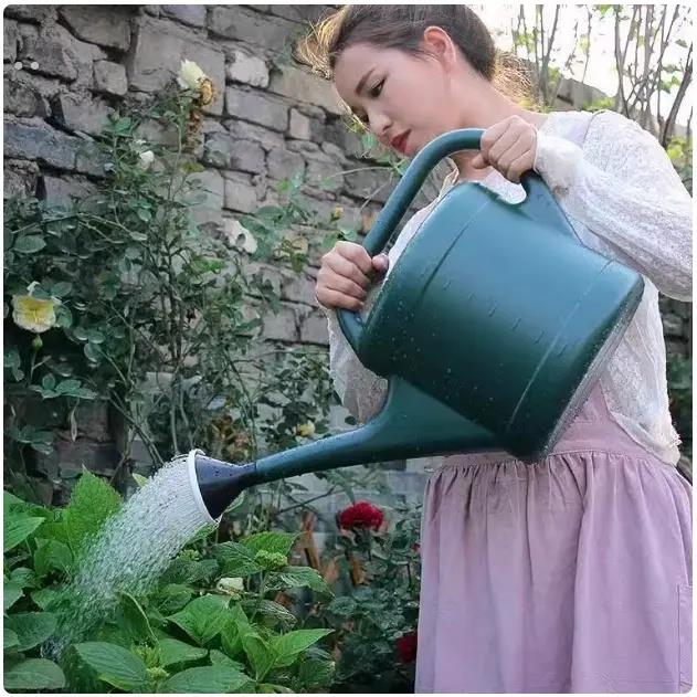 大容量洒水壶长嘴家用浇花壶园艺养花浇菜大号浇水壶塑料花洒喷壶