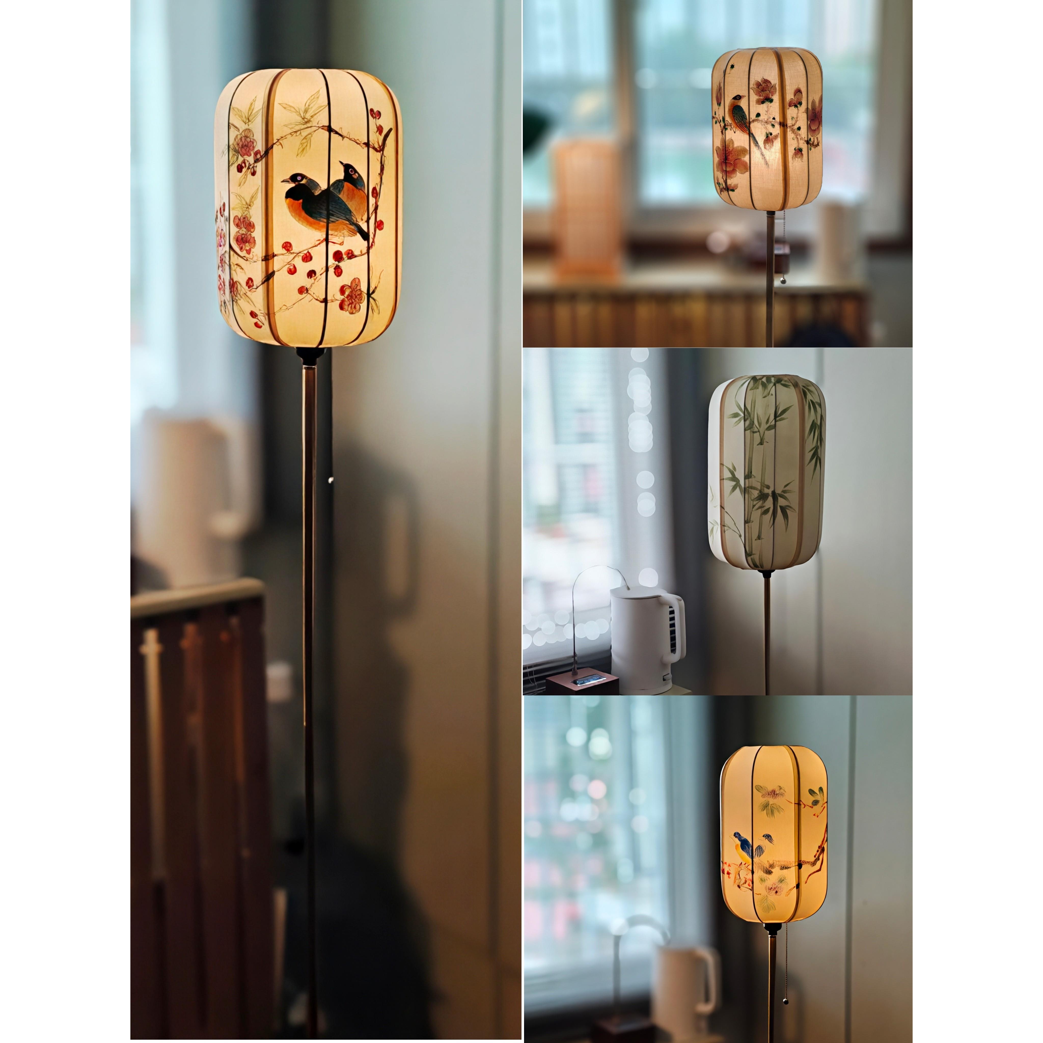 新中式台灯宋代美学客厅书房卧室床头灯覆古中国风氛围装饰落地灯